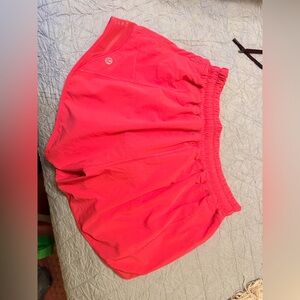Women's Red Athletic Shorts